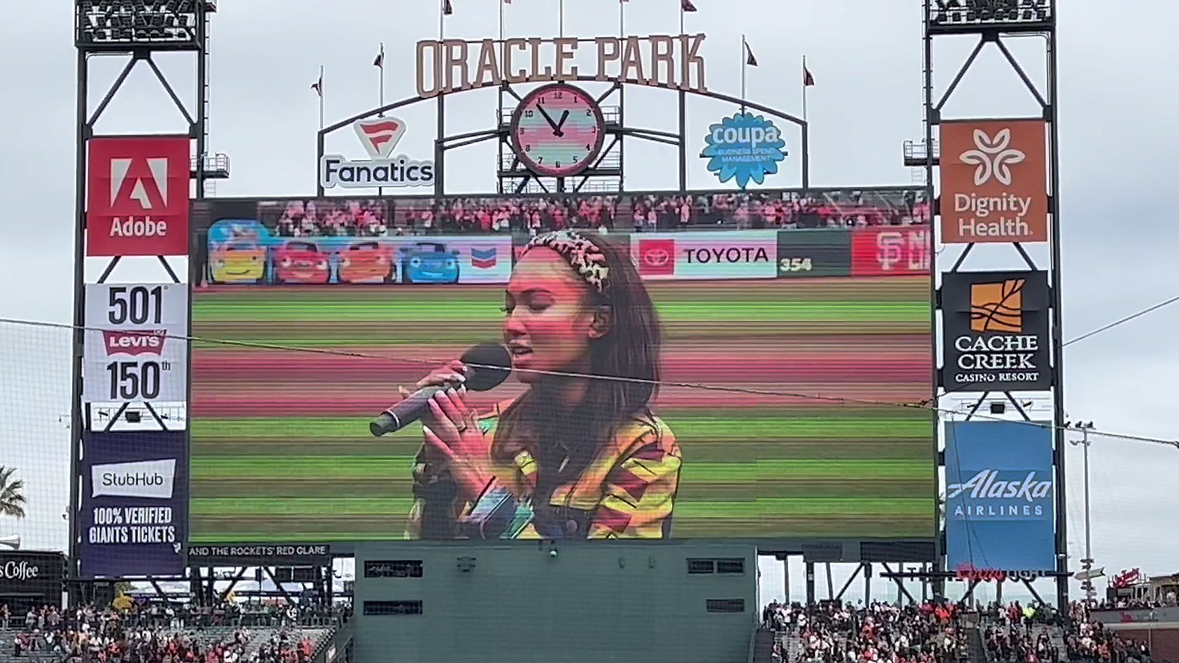 SF Giants national anthem (Oracle Park)